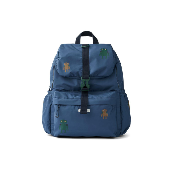 LIEWOOD Schulrucksack Christine, indigo blue/robots